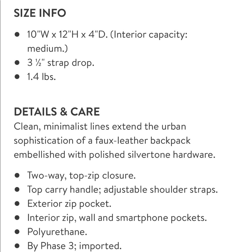 Phase 3 City Backpack Metallic - Picture 4 of 4
